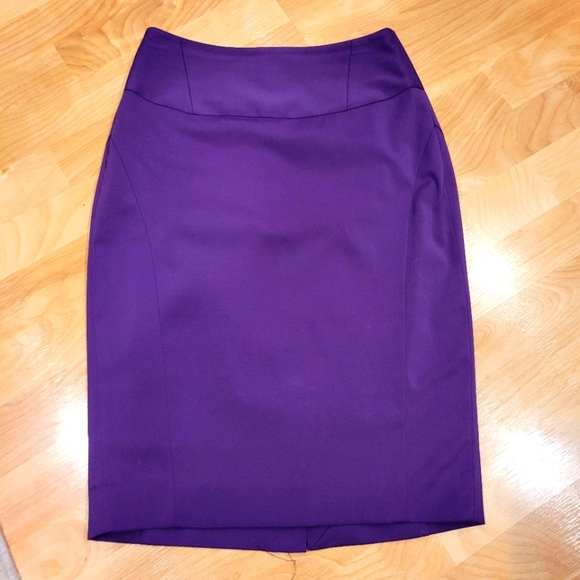 The Limited Purple Pencil Skirt Size 0 - Picture 1 of 5